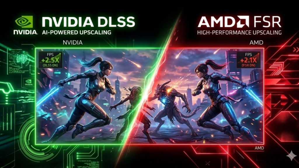 アップスケーリング対応（DLSS/FSR）