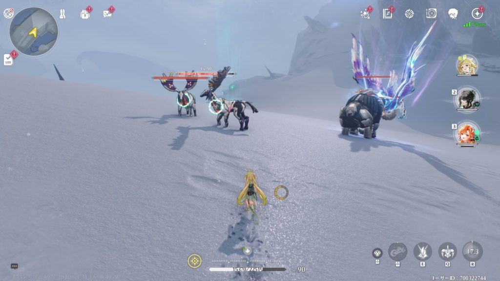 キャラクターを交代することで「変奏・終奏スキル」が発動