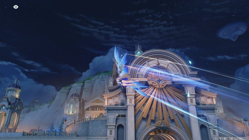 鳴潮では「ソアー」という探索ツールを使えば、長距離を飛行することが可能