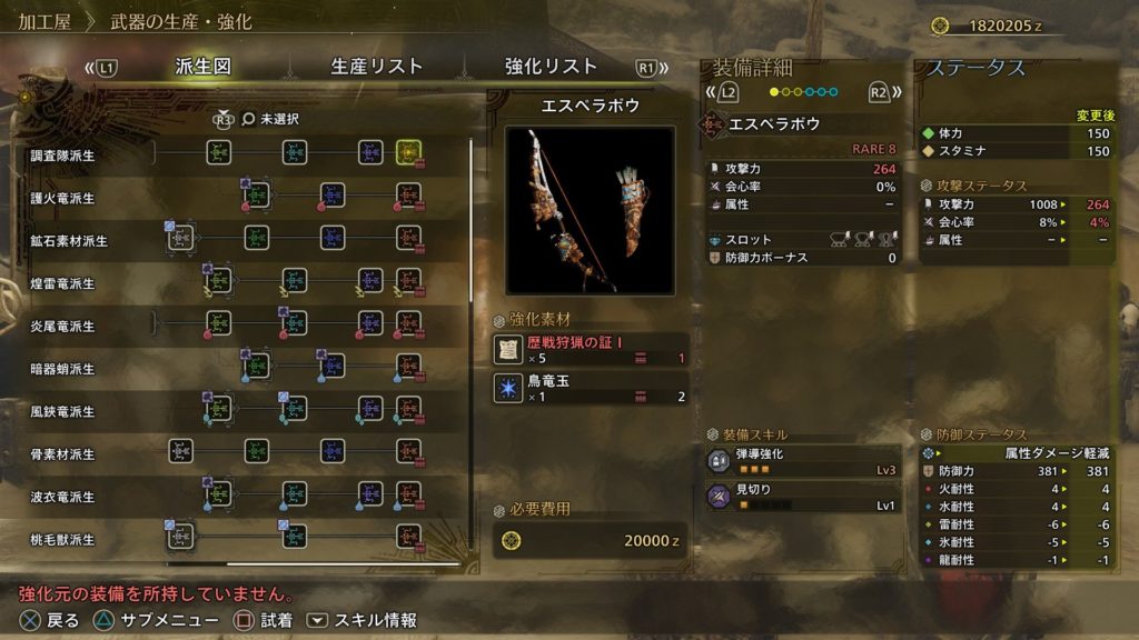 モンスターを狩猟し、手に入れた素材で装備を作成するハック・アンド・スラッシュ